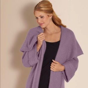 Telluride Topper Mohair cardigan coat sweater